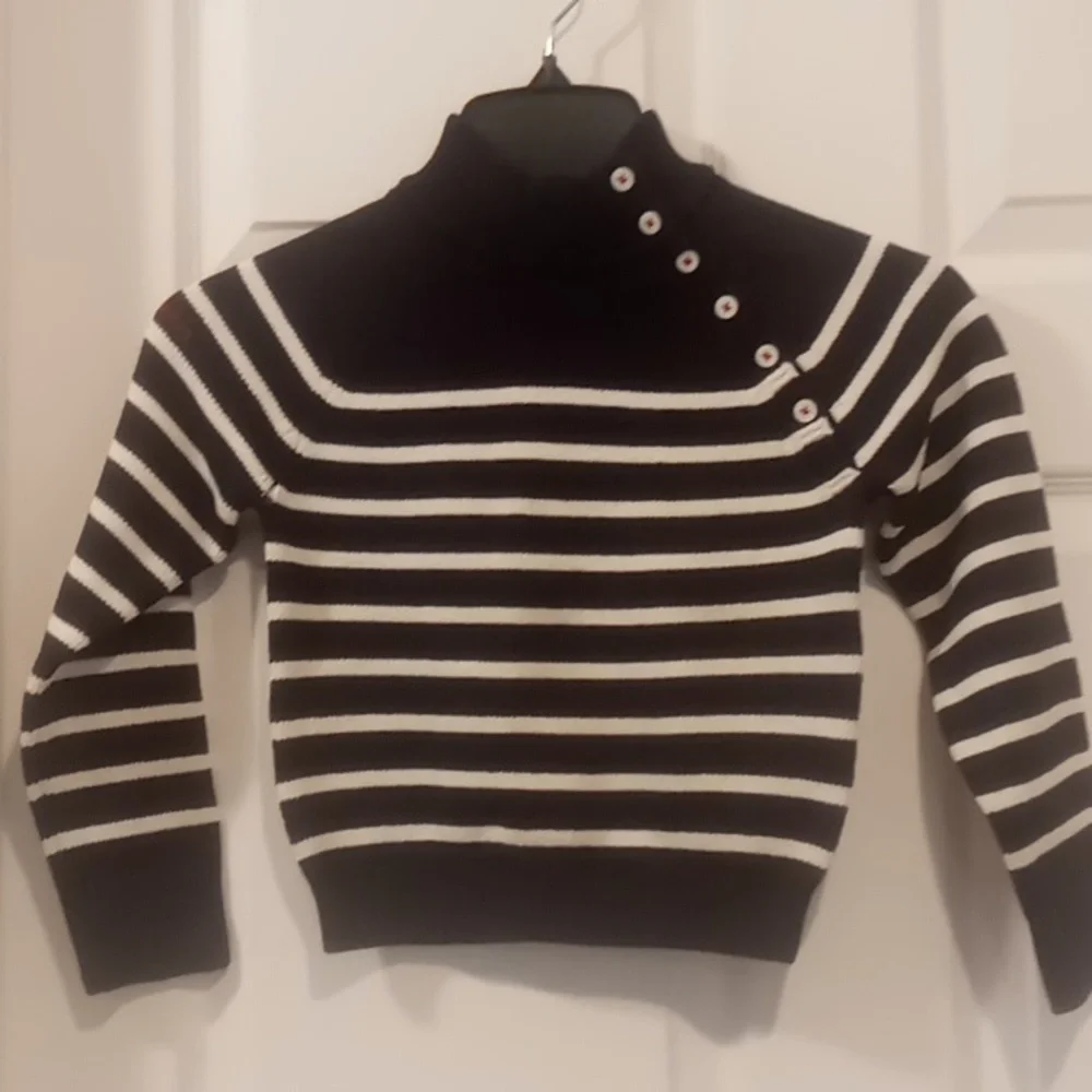 Polo Ralph Lauren Gorgeous Striped Cotton Sweater & Skirt Set NWT REDUCED - Picture 6 of 7